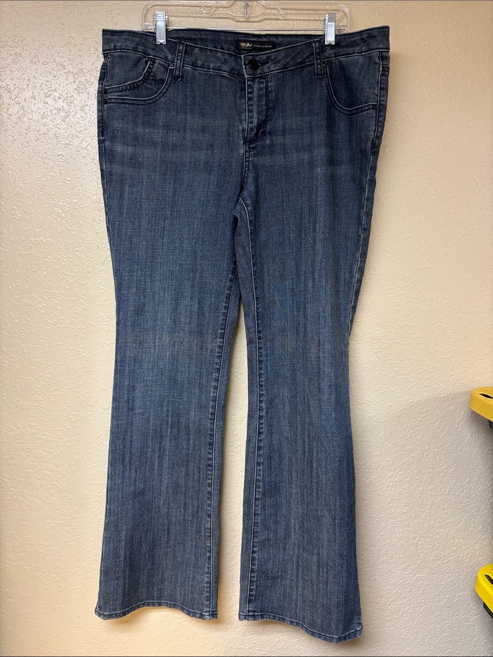 Mossimo Supply Co. Dark Blue Flare Jeans